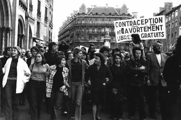 An abortion-rights protest in Grenoble, France, on May 11, 1973.